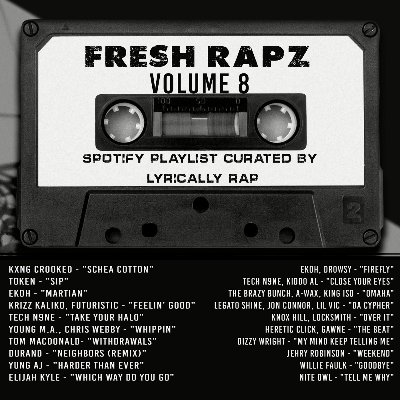 Fresh Rapz Volume 8 - 20 Best New Rap Songs